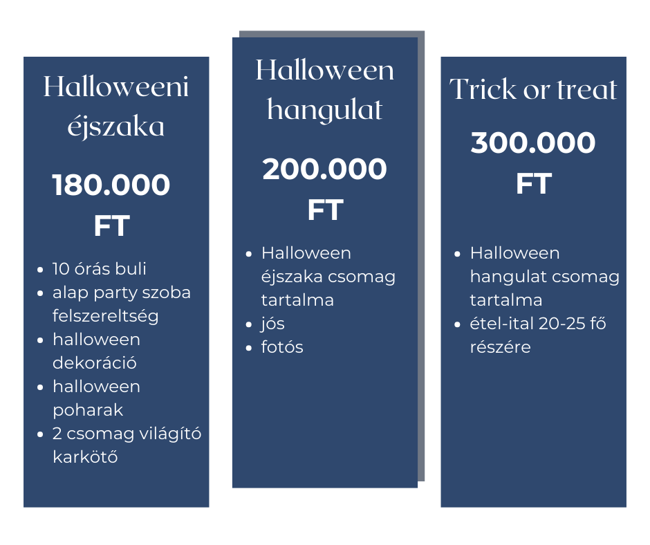 halloween árcsomag